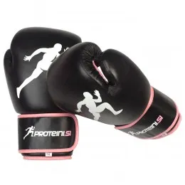 BOXING GLOVES pink, Crno-Pink