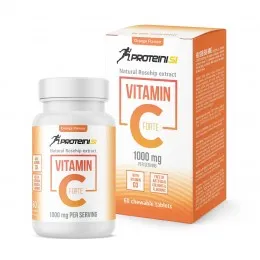 PROTEINI.SI VIT. C (1000mg) + VIT. D3, 60 tablete za žvakanje