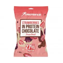 PROTEINI.SI STRAWBERRIES IN PROTEIN CHOCOLATE, 60g