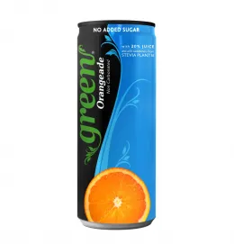 GREEN ORANGE NON CARBONATED, 330 ml