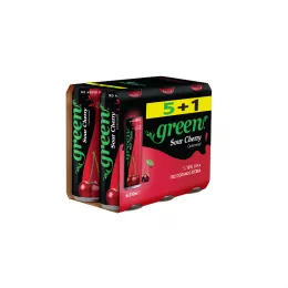 GREEN SOUR CHERRY, 330ml, (5+1 GRATIS)