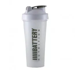 BATTERY SHAKER WHITE/GREY, 800ml