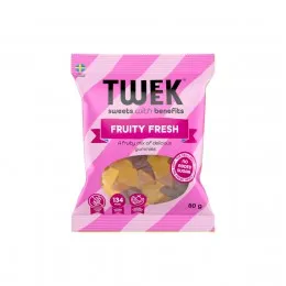 VOĆNI GUMENI BOMBONI BEZ ŠEĆERA, 80g, TWEK