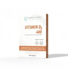 VITAMIN D3 400IU, 100 kapsula, NEOMED