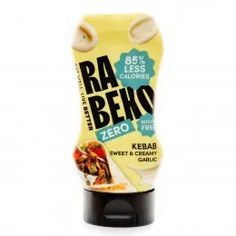 KEBAB AND GARLIC ZERO SAUCE, 350ml, RABEKO