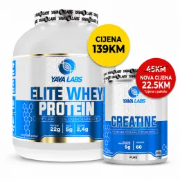 YAVA LABS ELITE WHEY PROTEIN, 2000g + PURE CREATINE 300g