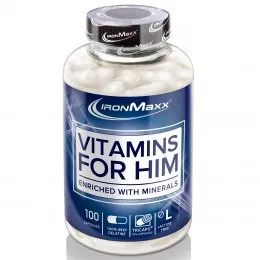 IRONMAXX VITAMINS FOR HIM, 100 kapsula