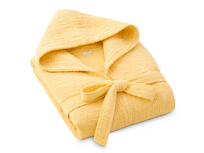 Dormeo Cotton Muslin kućni ogrtač oker