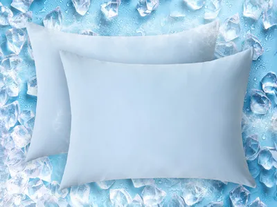 Dormeo Cooling Jastučnica, set od 2 komada plave boje
