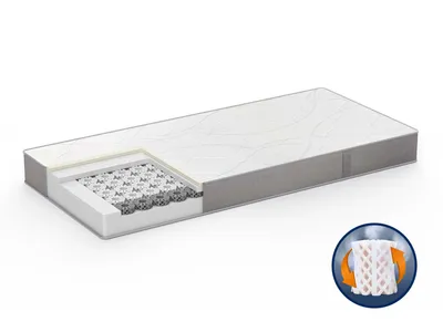 Madrac Dormeo Fresh Prima Silver 20 cm. Srednje mekana udobnost, nagrađena Octaspring® tehnologija, 3 zone, memorijska pjena, srebrna vlakna
