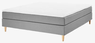 Boxspring krevet 160x200 LEIRKUP siva-23 mekan
