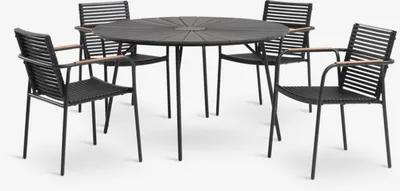 RANGSTRUP Ø130 black+4 NABE black