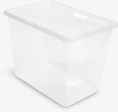 Kutija BASIC BOX 80L sa poklopcem prozirna