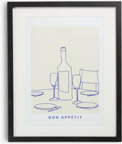 Okvir za slike OSCAR 40x50cm crna s A3 paspartuom