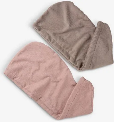 Turban za kosu TUNADAL 2kom pijesak/roza