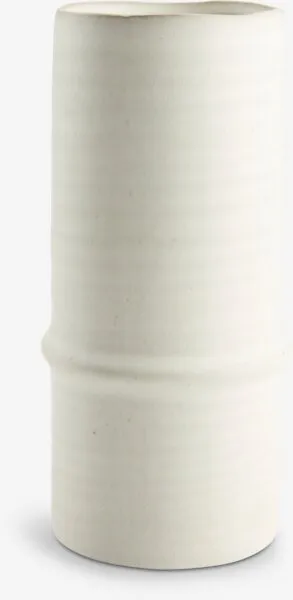 Vaza EMANUEL Ø12xV25cm bijela