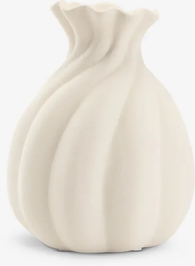 Vaza GUNNI Ø14xV18cm bijela