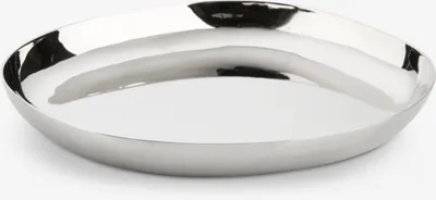 Ukrasni poslužavnik THYGE Ø13 cm hrom
