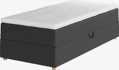 Boxspring krevet 90x200 SKAUMA + FLYA siva-40 vrlo tvrd