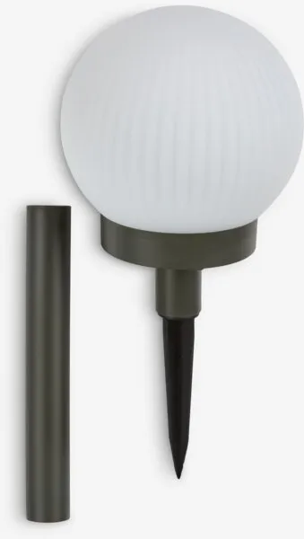 Solarna lampa HAUKUGLE Ø13xV37cm bijela