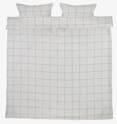 Set posteljine CRISTA 200x220 bijela/crna