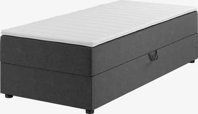 Boxspring krevet 90x200cm SKOLLA STORAGE siva-40