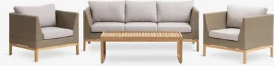 Lounge garnit. GLAMSBJERG 5 os. tikovina