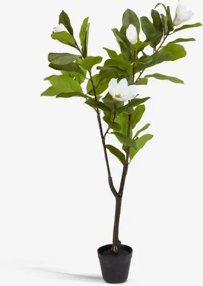 Umjetna biljka SPINDEL V120cm zelena/bijela magnolija