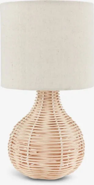 Stolna lampa HELMER Ø17xV32cm natur