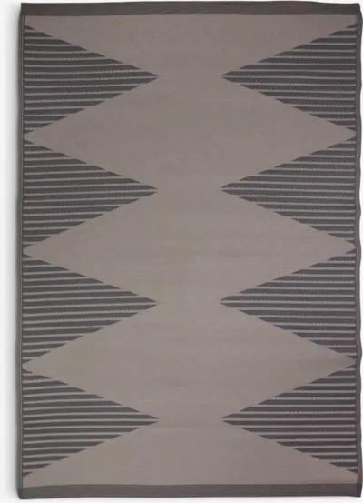 Tepih BROKKURT 160x230 tamni pijesak/siva