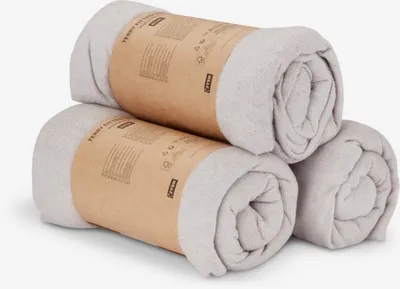 Plahta s gumicom frotir TINDRA 160x200x30 siva