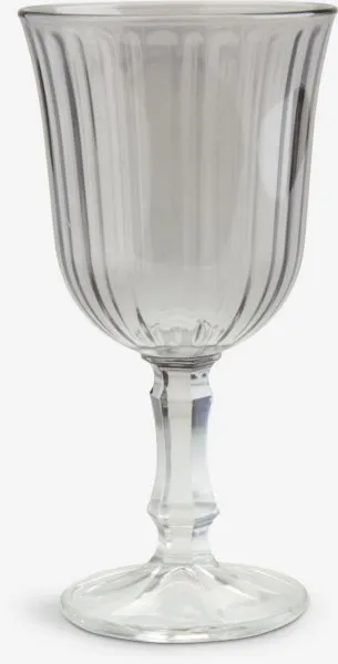 Čaša za vino FRIDOLIN Ø8xv16cm 24cl siva