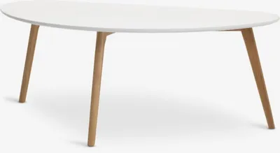 Stolić LEJRE 60x120 bijela/natur hrast