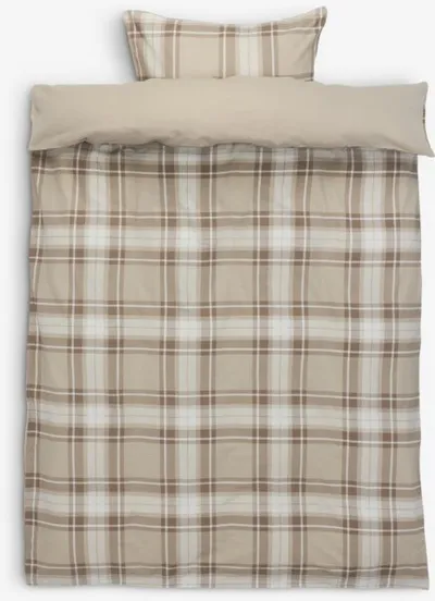 Set posteljine od flanela FRANCISKA 140x200 bež