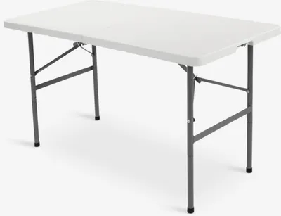 Sklopivi stol HOLMEN Š62xD124 bijela
