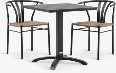 HOBRO D70 stol + 2 TAGMARK stolica crna