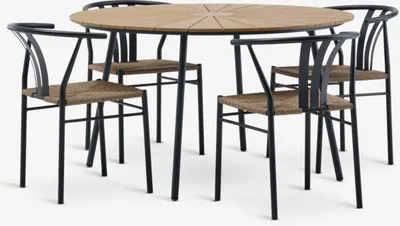 RANGSTRUP Ø130 black+4 NABE black