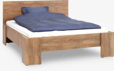 Okvir kreveta VEDDE 140x200 divlji tamni hrast boja
