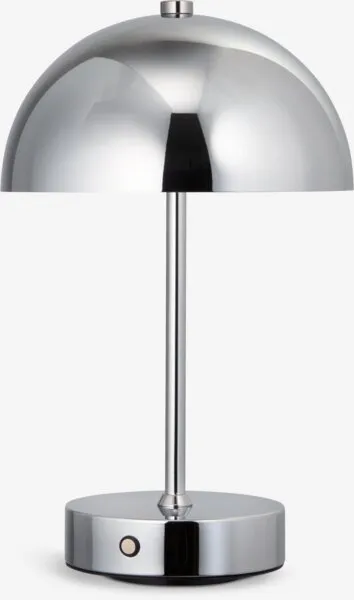 Lampa na baterije KENT Ø16xV25cm hrom