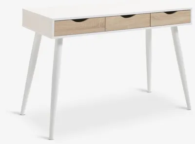 Radni stol PLOVSVAD 50x110 boja svijetli hrast/bijela