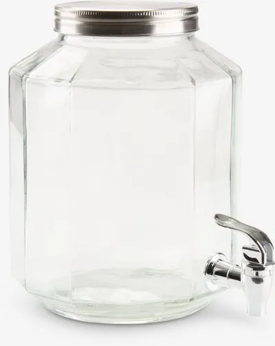Tegla sa slavinom VANN 4,25ltr. staklo providna
