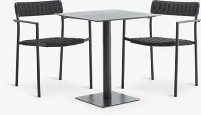 KAPPRUET D65 stol + 2 TRILLEVALLEN stolice crna