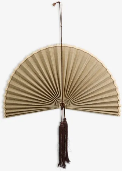 Decorative wall fan FINN W39cm natural