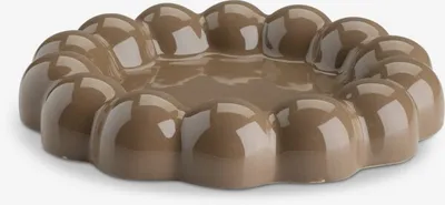 Decorative tray GREGOR Ø20cm warm grey