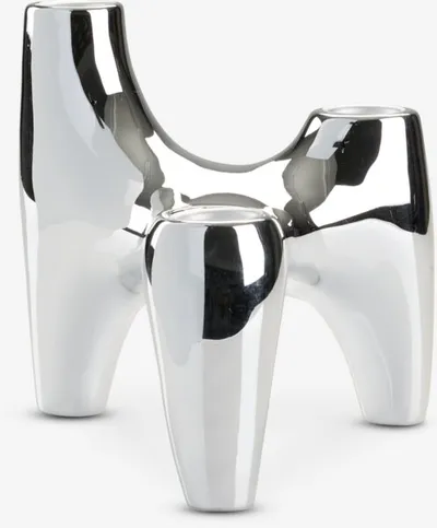 Candlestick VIGNIR W13xL16xH15cm chrome
