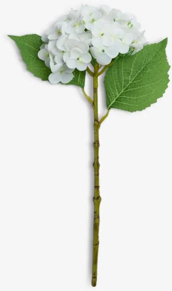 Artificial flower HUBERT H46cm white