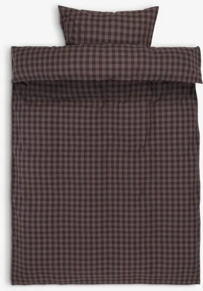 Set posteljine TONJE bojeno predivo 140x200 ljubičasta