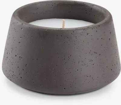 Candle EDGAR Ø11xH6cm grey