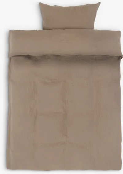 Set posteljine MALIN muslin 140x200 tamni pijesak