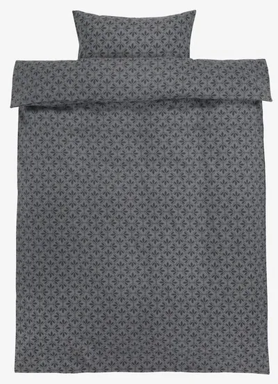 Set posteljine ANN flanel 140x200 tamno siva
